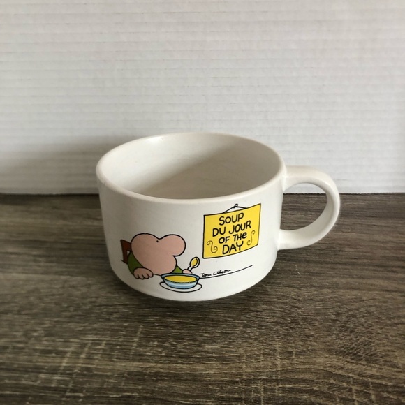 Vtg Ziggy Soup of the Day Collectible Mug - Picture 1 of 11